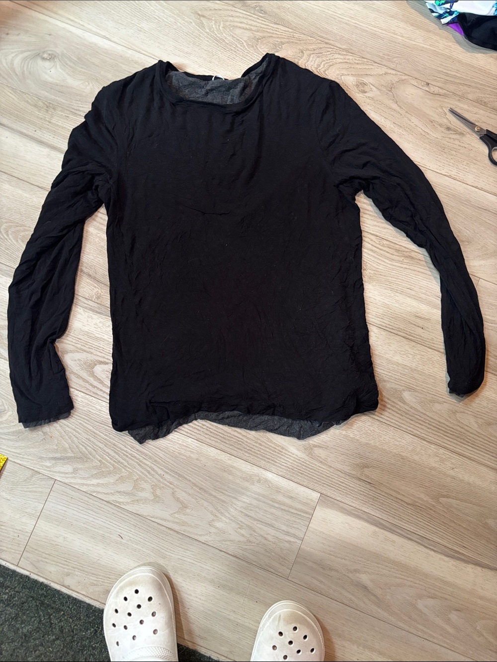 Kit and Ace Black Long-Sleeve Men's Lightweight Top